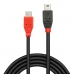 Câble Micro USB LINDY 31717 50 cm Rouge/Noir