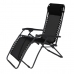 Polstrovaná Skládací židle Non gravity Černý 95 x 65 x 106 cm