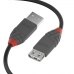 USB Kabelis LINDY 36701 Melns 50 cm (1 gb.)