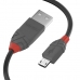 USB-Kabel LINDY 36734 Schwarz 3 m (1 Stück)