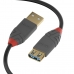Καλώδιο USB LINDY 36760 50 cm Μαύρο
