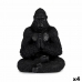 Dekoratīvās figūriņas Gorilla Yoga Melns 16 x 28 x 22 cm (4 gb.)