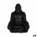 Figura Decorativa Gorila Yoga Preto 19 x 26,5 x 22 cm (4 Unidades)