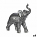 Deko-Figur Elefant Silberfarben 27,5 x 27 x 11 cm (4 Stück)