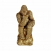 Dekorativ figur Gorilla Gylden 20,5 x 47 x 23,5 cm (2 enheder)