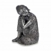 Deko-Figur Buddha Sitzend Silberfarben 20 x 30 x 20 cm (4 Stück)