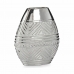 Vase Width Silver Ceramic 9,8 x 26,5 x 22 cm (6 Units)