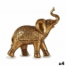 Statua Decorativa Elefante Dorato 27,5 x 27 x 11 cm (4 Unità)