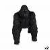 Figura Decorativa Gorila Negro 20 x 27 x 34 cm (2 Unidades)