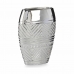 Vase Bredde Sølv Keramikk 9,5 x 26,5 x 19,5 cm (6 enheter)