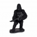 Figură Decorativă Gorilă Chitară Negru 17,5 x 38 x 27 cm (3 Unități)