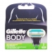 Keičiami skustuvo ašmenys Body Gillette Body (2 uds) (2 vnt.)