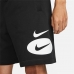 Kratke Športne Hlače za Moške Nike Swoosh League Črna