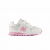 Sports Shoes for Kids New Balance 500 Hook Loop White