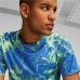 Heren-T-Shirt met Korte Mouwen Puma Run Favorite Blauw Groen