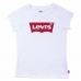 Barne Kortermet T-skjorte Levi's Batwing B Hvit