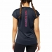 Sieviešu Krekls ar Īsām Piedurknēm New Balance Impact AT N-Vent Melns