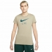 Lühikeste varrukatega T-särk, naiste Nike Liverpool FC Pruun