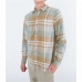 Men’s Long Sleeve Shirt Hurley Portland Organic Brown