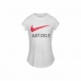Detské Tričko s krátkym rukávom Nike Swoosh JDI Biela