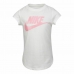 Koszulka z krótkim rękawem dla dzieci Nike  Futura SS Biały