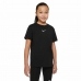Barne Kortermet T-skjorte Nike Sportswear Svart