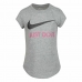 Detské Tričko s krátkym rukávom Nike  Swoosh JDI Sivá