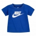Děstké Tričko s krátkým rukávem Nike Futura SS Modrý