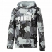 Uniseksinis džemperis su gobtuvu Puma Essentials+ Street Art Juoda Pilka