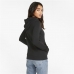 Női kapucnis pulóver Puma Essentials+ Embroidery Fekete