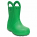 Detské gumáky Crocs Handle It Rain zelená