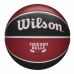 Баскетбольный мяч Wilson NBA Team Tribute Chicago Bulls Красный Один размер 7