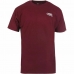Мъжка тениска с къс ръкав Vans Essential-B Пурпурно Червено