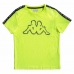 Barne Kortermet T-skjorte Kappa Skappa K Limegrønn
