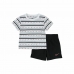 Conjunto Desportivo para Crianças Nike Swoosh Stripe Branco