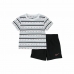 Children's Sports Outfit Nike Swoosh Stripe White
