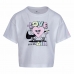 Vaikiška Marškinėliai su trumpomis rankovėmis Nike Knit Girls Alyvinė