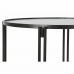 Кофейный столик DKD Home Decor Металл Стеклянный 63 x 63 x 46 cm