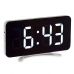 Table-top Digital Clock White ABS 15,7 x 7,7 x 1,5 cm (12 Units)