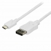 Adaptateur USB C vers DisplayPort Startech CDP2DPMM6W 1,8 m Blanc