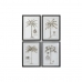 Cadre DKD Home Decor Palmiers Colonial 50 x 2,5 x 70 cm (4 Unités)