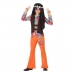 Costume per Bambini Hippie Arancio (2 Pcs)