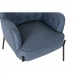 Fotel DKD Home Decor Niebieski Czarny Metal 65 x 73 x 79,5 cm