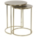 Set van 2 tafels DKD Home Decor Gouden Metaal Aluminium 46 x 46 x 58 cm