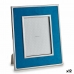 Cadre photo Bleu Velours 1 x 30,8 x 25,8 cm (12 Unités)