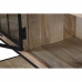 Shelves DKD Home Decor Black Natural Metal Mango wood 170 x 45 x 200 cm (1)
