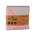 Sengetæppe med to sider 240 x 260 cm Grå Pink (6 enheder)