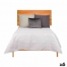 Obojstranná deka na posteľ 240 x 260 cm Biela (6 kusov)