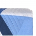 Megfordítható ágytakaró 180 x 260 cm Kék Fehér (6 egység)