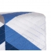 Cuvertură de pat reversibilă 240 x 260 cm Albastru Alb (6 Unități)
